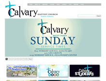Tablet Screenshot of calvarydothan.com